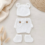 0-1M Newborn Unisex Photography Outfits (3 Colours)