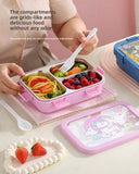 850ml Trio Compartment Stainless Steel Lunch Box