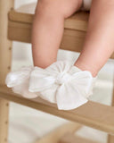 2 Pairs Baby Socks With Bow Decor