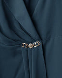Women Blue Plus Size Co-Ord Set