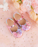 Girls Premium Rainbow Bow Shoes