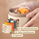 600ml Purple Stainless Steel Thermal Insulated Lunch Box