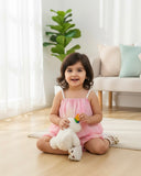 Baby Girl Korean Style 2pcs Outfit – Sling Top & Shorts Summer Set