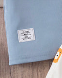 Baby Boy Bear Sky Blue Ribbed Summer Set