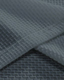 Men’s Grey Colour Half Sleeve Casual Textured Polo Shirt – Summer