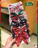 Christmas Bow Hair Clips