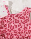 4pc Baby Girl Summer Outfit Set – White & Pink Tank Tops