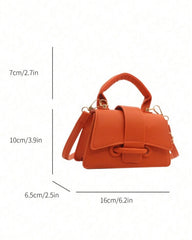 Women’s Orange Textured Lipstick Case Mini Jacquemus Bag