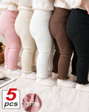 5pc Baby girl Leggings