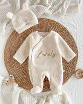 Newborn Baby Soft Fleece Winter Romper Set