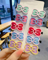 10pcs Girls Cute Butterfly Hair Clips (Assorted Directions & Colors)