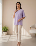 Women’s Purple Beaded T-Shirt