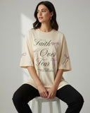 Plus Size Women Pink Bow Casual Short Sleeve T-Shirt