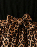 Black Leopard Patchwork Dress – Bold Summer Style