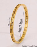 Waterproof and Rust Free Hollow Out Bangle