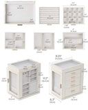 360° Rotating Jewelry Storage Box – Multiple Layer Organizer