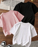 3-Piece Girls Cartoon Printed T-Shirt Set