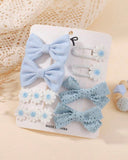 8pcs Cute Bowknot Hair Clips
