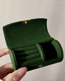 Soft Fabric Jewellery Box (Pink, Beige, Red, Navy Blue, Dark Green, Purple)