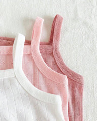 3-Piece Baby Girls Camisole Vests Set