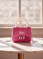 Pink Barbie Crossbody Chain Bag