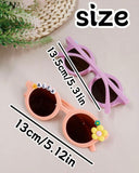 Kids Name Glasses – Custom Flower Text Sunglasses for Toddlers