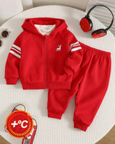 Baby Boy Res Bear Print Winter 2-Piece Set