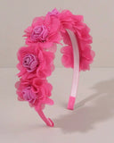 1pc Solid Color Floral Children Headbands