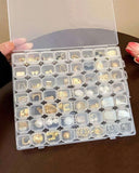 Multi-Functional Transparent Jewellery Storage Box with 28/56 Compartments