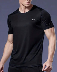 Men Letter Graphic Sports Tee