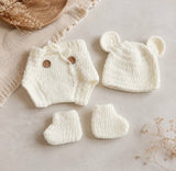0-1M Newborn Unisex Photography Outfits (3 Colours)
