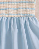 Sky Blue & White Floral Cami Dress with Matching Crossbody Bag