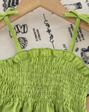 Girls’ Woven Camisole Top & Shorts Outfit (7 Colours)
