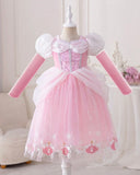 Girls Pink Cinderella Dress