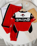 Baby Boys Racing Sports Graphic T-Shirt & Pants Set