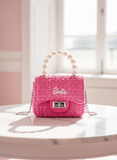Pink Barbie Crossbody Chain Bag