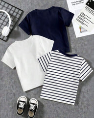 Baby Boys 3-Pack Shirts – Soft Everyday Wear