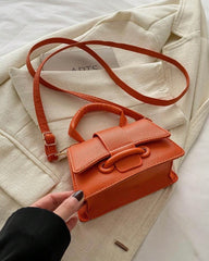 Women’s Orange Textured Lipstick Case Mini Jacquemus Bag