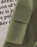 Girls’ Green Embroidered Bow White Short Sleeve Top & Cargo Pants Set