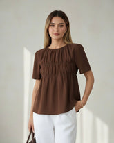 Women’s Coffee Brown Shirt
