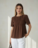 Women’s Coffee Brown Shirt