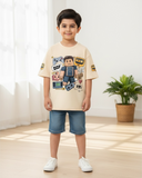 Boys’ Cartoon Game Graphic T-Shirt