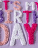 Girls Birthday Embroidery T-Shirt & Colorful Mesh Skirt 2-Piece Set