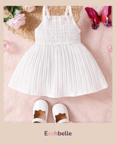 Casual Frock White and Pink