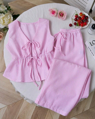 Women’s Two-Piece Sleeveless Outfit for Daily Casual Wear
