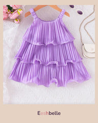 Baby Girls’ Sleeveless Ruffle Cake Dress