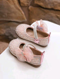 Baby Girls’ Shiny Bow Princess Shoes