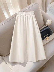 Women Elegant A-Line Swing Skirt – Spring/Summer