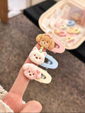 5 Piece Cute Animal Hair Clips
