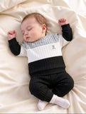 Newborn Baby Boy Striped 2-Piece Set